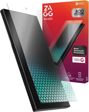 ZAGG Fusion XTR4 Samsung Galaxy S25 Ultra Screen Protector - Flexible Hybrid Protection with Graphene, Eyesafe Blue Light Filter, Anti-Reflective, Scratch Resistant, InvisibleShield, Easy Installation