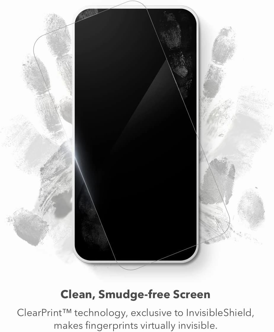 ZAGG InvisibleShield Fusion Curve Screen Protector for Samsung Galaxy S23 Ultra, Made with Hybrid Polymer, Curved for Perfect Fit, HD Clarity, Compatible with Biometric Fingerprint Scanner, Easy to Install