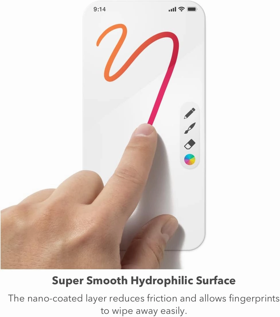 ZAGG InvisibleShield Fusion Curve Screen Protector for Samsung Galaxy S23 Ultra, Made with Hybrid Polymer, Curved for Perfect Fit, HD Clarity, Compatible with Biometric Fingerprint Scanner, Easy to Install