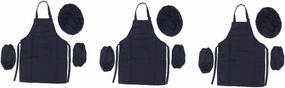 Zerodeko 6 Pcs Set Childs Apron Kids Costumes Cooking Mitt Costumes for Girls Kids Chef Costume Outfit Chef