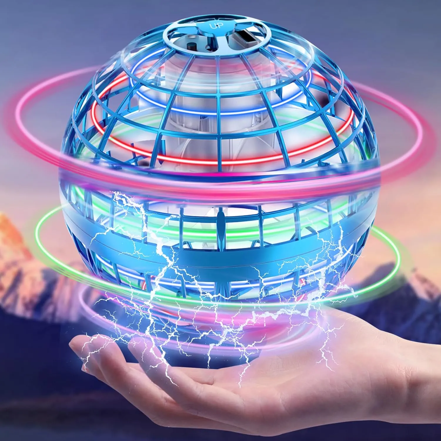Zookao Flying Orb Ball, blue