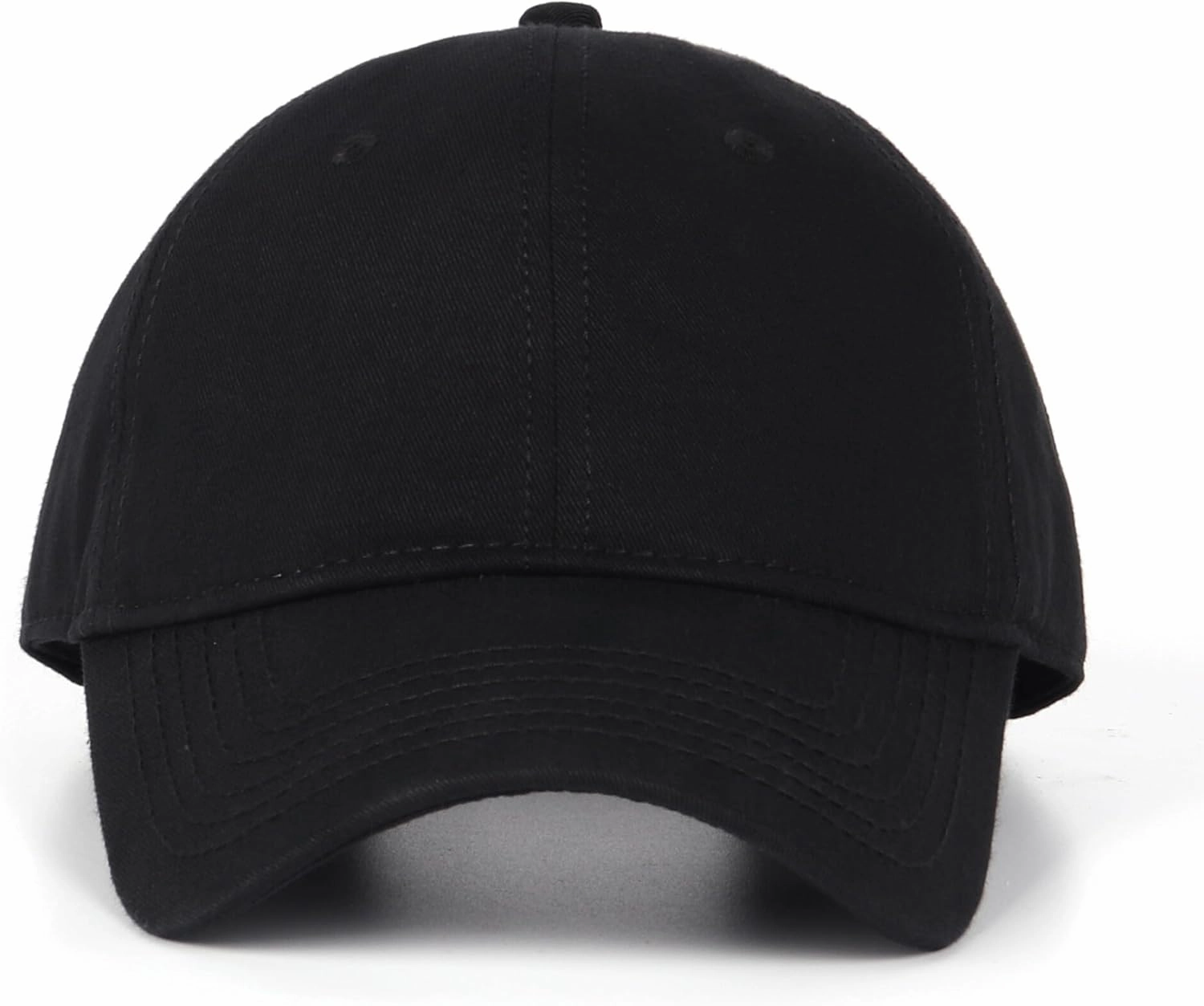 Zylioo Oversize XXL 100% Cotton Baseball Cap,Large Baseball Hat for Big Heads 23.5"-25.5",Adjustable Plain Dad Cap