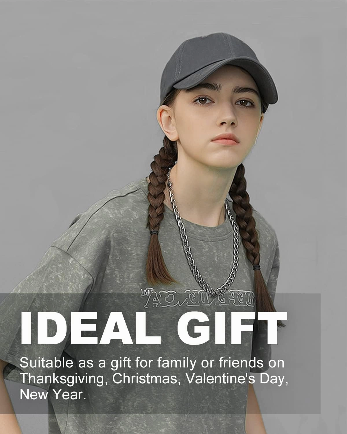 Zylioo Oversize XXL 100% Cotton Baseball Cap,Large Baseball Hat for Big Heads 23.5"-25.5",Adjustable Plain Dad Cap